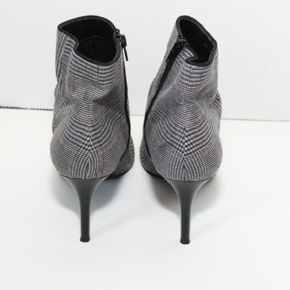 Cabi Dandy Plaid Pointed Toe Ankle Boot H12528 Booties Women's Size 11 H12528 - Picture 7 of 12